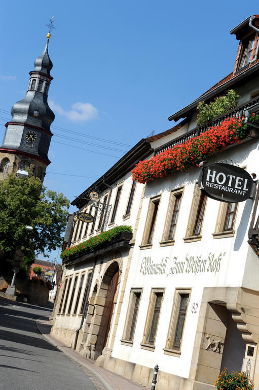 Weinkastell Zum Weissen Ross Hotel Kallstadt Ngoại thất bức ảnh