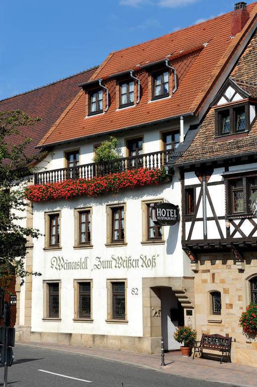 Weinkastell Zum Weissen Ross Hotel Kallstadt Ngoại thất bức ảnh